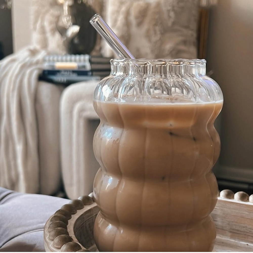 Glass straw set